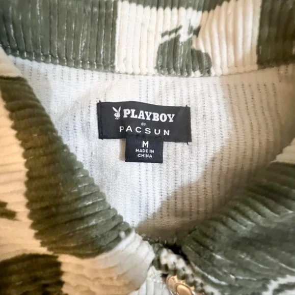 Playboy Edge Cropped‎ Corduroy Trucker Jacket